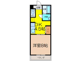 コーポ西原の物件間取画像